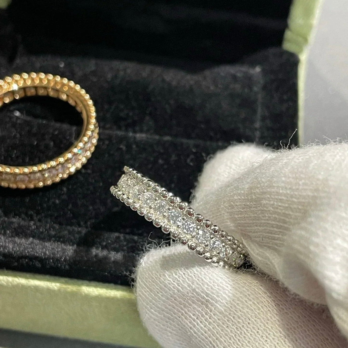 [Angela Jewellery]PERLEE DIAMOND SILVER RING