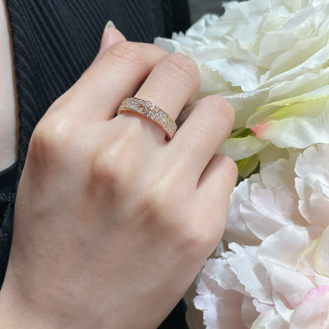 [Angela Jewellery]KELLY PINK GOLD DIAMOND RING