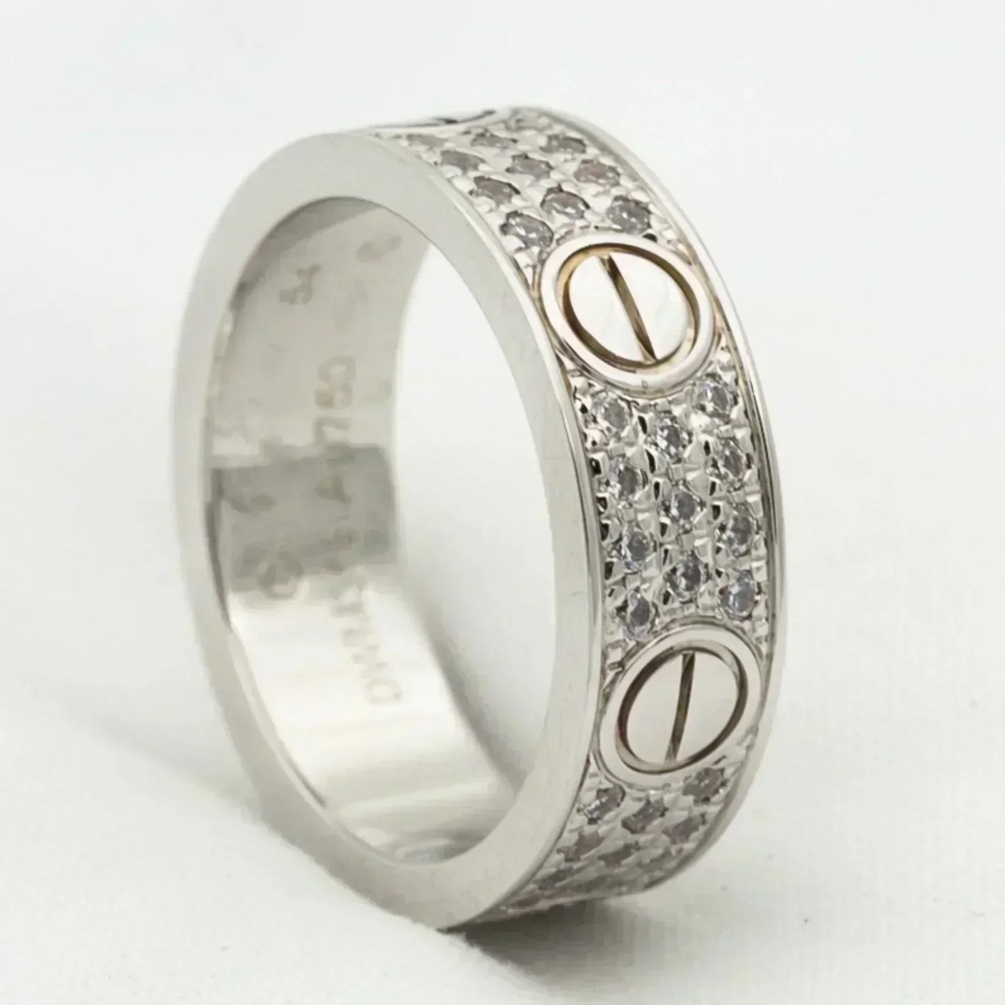 [Angela Jewellery]LOVE RING 5.5MM DIAMONDS PAVED