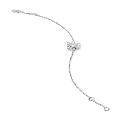 [Angela Jewellery]FRIVOLE SILVER FLOWER DIAMOND BRACELET